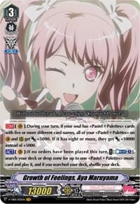 Growth of Feelings, Aya Maruyama - V-TB01: BanG Dream! FILM LIVE - Cardfight Vanguard card