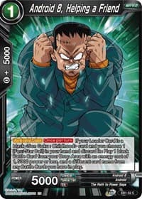 Android 8, Helping a Friend - Battle Evolution Booster - Dragon Ball Super: Masters card
