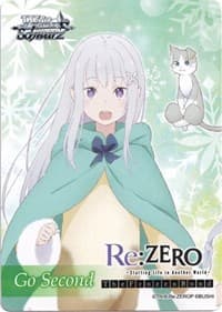 Go Second Card - Contractor and Spirit, Emilia & Puck - Re:ZERO: The Frozen Bond - Weiss Schwarz card