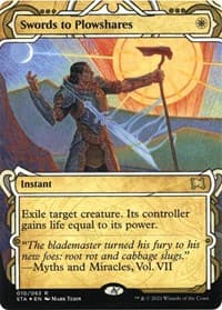 Swords to Plowshares (Foil Etched) - Strixhaven: Mystical Archive - Magic: The Gathering card