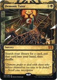 Demonic Tutor (Foil Etched) - Strixhaven: Mystical Archive - Magic: The Gathering card