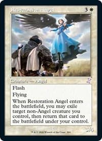 Restoration Angel - Time Spiral: Remastered - Magic: The Gathering card
