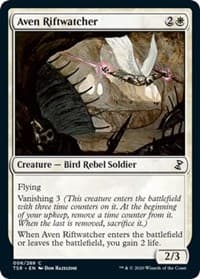 Aven Riftwatcher - Time Spiral: Remastered - Magic: The Gathering card
