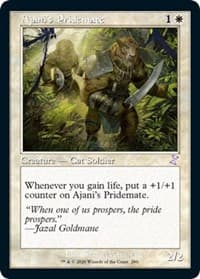 Ajani's Pridemate - Time Spiral: Remastered - Magic: The Gathering card