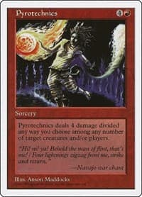 Pyrotechnics - Fifth Edition - Magic: The Gathering card