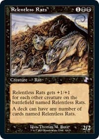 Relentless Rats - Time Spiral: Remastered - Magic: The Gathering card
