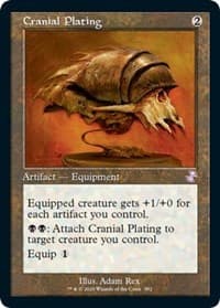 Cranial Plating - Time Spiral: Remastered - Magic: The Gathering card