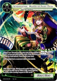 Scheherazade, Weaver of Fairy Tales (Full Art) - The Magic Stone War - Zero - Force of Will card