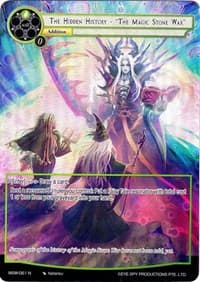 The Hidden History - "The Magic Stone War" (Full Art) - The Magic Stone War - Zero - Force of Will card