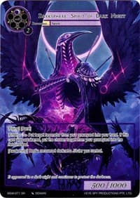 Darksphere, Spirit of Dark Night (Full Art) - The Magic Stone War - Zero - Force of Will card