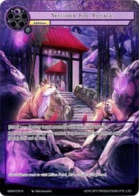 Secluded Fox Village (Full Art) - The Magic Stone War - Zero - Force of Will card