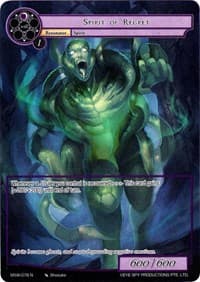 Spirit of Regret (Full Art) - The Magic Stone War - Zero - Force of Will card