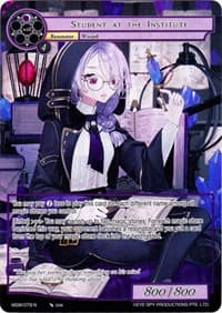 Student at the Institute (Full Art) - The Magic Stone War - Zero - Force of Will card