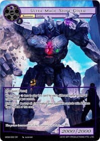 Ultra Magic Stone Golem (Full Art) - The Magic Stone War - Zero - Force of Will card