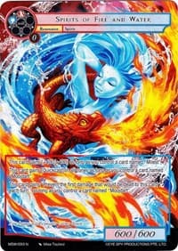 Spirits of Fire and Water (Full Art) - The Magic Stone War - Zero - Force of Will card