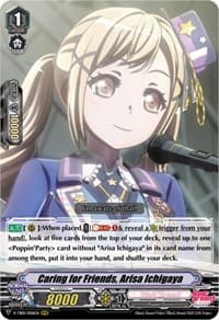 Caring for Friends, Arisa Ichigaya - V-TB01: BanG Dream! FILM LIVE - Cardfight Vanguard card