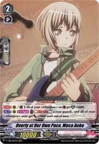 Overly at Her Own Pace, Moca Aoba - V-TB01: BanG Dream! FILM LIVE - Cardfight Vanguard card