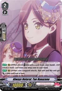 Always Natural, Tae Hanazono - V-TB01: BanG Dream! FILM LIVE - Cardfight Vanguard card