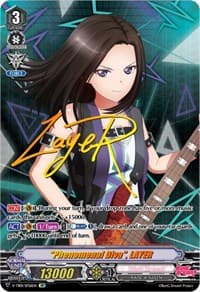 "Phenomenal Diva", LAYER (SP) - V-TB01: BanG Dream! FILM LIVE - Cardfight Vanguard card