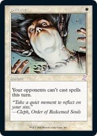 Silence - Time Spiral: Remastered - Magic: The Gathering card