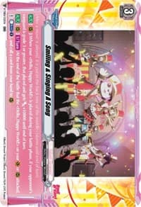 Smiling & Singing A Song - V-TB01: BanG Dream! FILM LIVE - Cardfight Vanguard card