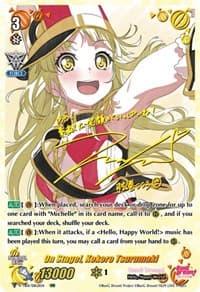 On Stage!, Kokoro Tsurumaki (SSR) - V-TB01: BanG Dream! FILM LIVE - Cardfight Vanguard card