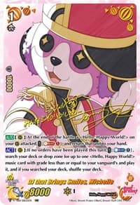 DJ that Brings Smiles, Michelle (SSR) - V-TB01: BanG Dream! FILM LIVE - Cardfight Vanguard card
