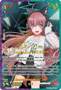 "Most Powerful Music", CHU² (SSR) - V-TB01: BanG Dream! FILM LIVE - Cardfight Vanguard card