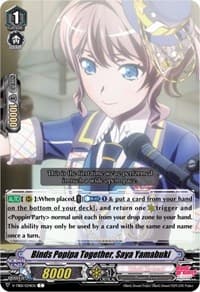 Binds Popipa Together, Saya Yamabuki (Parallel Foil) - V-TB01: BanG Dream! FILM LIVE - Cardfight Vanguard card