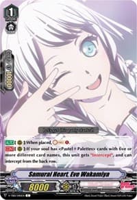 Samurai Heart, Eve Wakamiya (Parallel Foil) - V-TB01: BanG Dream! FILM LIVE - Cardfight Vanguard card