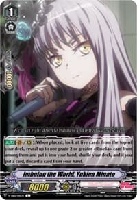 Imbuing the World, Yukina Minato - V-TB01: BanG Dream! FILM LIVE - Cardfight Vanguard card