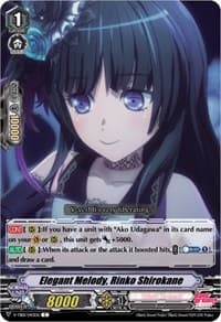 Elegant Melody, Rinko Shirokane - V-TB01: BanG Dream! FILM LIVE - Cardfight Vanguard card