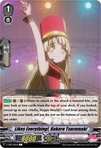 Likes Everything!, Kokoro Tsurumaki - V-TB01: BanG Dream! FILM LIVE - Cardfight Vanguard card