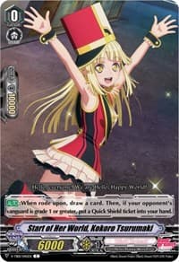 Start of Her World, Kokoro Tsurumaki - V-TB01: BanG Dream! FILM LIVE - Cardfight Vanguard card