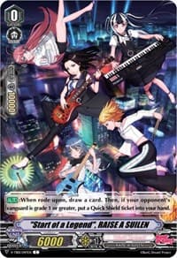 "Start of a Legend", RAISE A SUILEN - V-TB01: BanG Dream! FILM LIVE - Cardfight Vanguard card