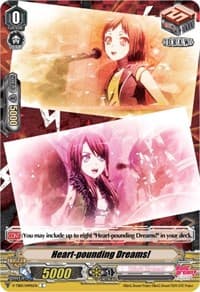 Heart-pounding Dreams! (B) (Afterglow) - V-TB01: BanG Dream! FILM LIVE - Cardfight Vanguard card