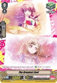 The Greatest Live! (A) (Poppin'Party) - V-TB01: BanG Dream! FILM LIVE - Cardfight Vanguard card