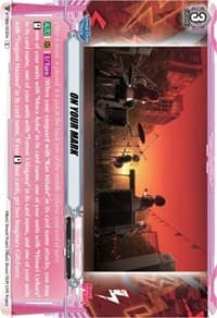 ON YOUR MARK - V-TB01: BanG Dream! FILM LIVE - Cardfight Vanguard card