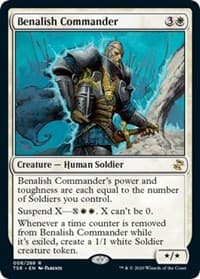 Benalish Commander - Time Spiral: Remastered - Magic: The Gathering card