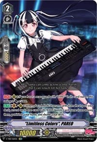 "Limitless Colors", PAREO - V-TB01: BanG Dream! FILM LIVE - Cardfight Vanguard card
