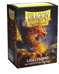 Dragon Shield Dual Matte Standard Sleeves - Lightning (100-Pack) - Dragon Shield Card Sleeves - Card Sleeves card