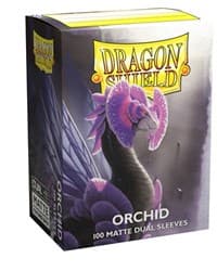 Dragon Shield Dual Matte Standard Sleeves - Orchid (100-Pack) - Dragon Shield Card Sleeves - Card Sleeves card