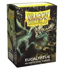 Dragon Shield Dual Matte Standard Sleeves - Eucalyptus (100-Pack) - Dragon Shield Card Sleeves - Card Sleeves card