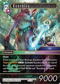 Kunshira - Opus XIII: Crystal Radiance - Final Fantasy TCG card