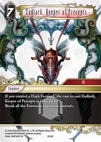 Zodiark, Keeper of Precepts - Boss Deck: Chaos - Final Fantasy TCG card