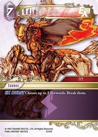 Odin - Boss Deck: Chaos - Final Fantasy TCG card