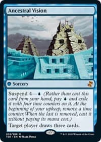 Ancestral Vision - Time Spiral: Remastered - Magic: The Gathering card