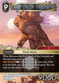 Sin - Boss Deck: Chaos - Final Fantasy TCG card