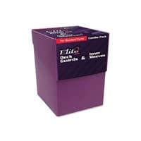 Elite2 Deck Guards & Inner Sleeves Combo Pack - Glossy Standard - Mulberry (100-Pack) - BCW Card Sleeves - Card Sleeves card