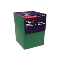 Elite2 Deck Guards & Inner Sleeves Combo Pack - Glossy Standard - Green (100-Pack) - BCW Card Sleeves - Card Sleeves card